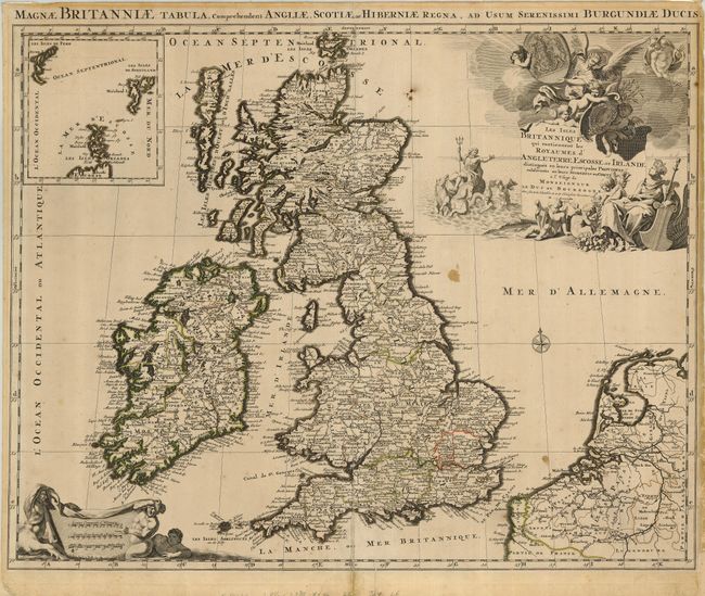 Les Isles Britanniques qui contiennent les Royaumes d'Angleterre, Escosse, et Irlande