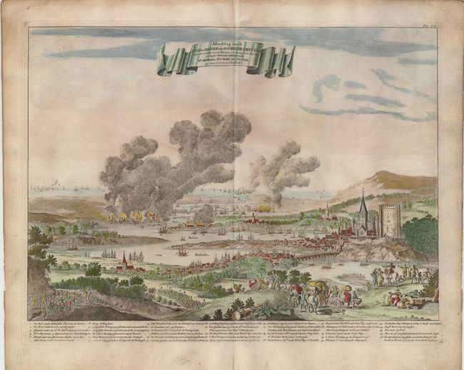 Afbeelding van de Stad en Revier van Rochester, Chattam1667