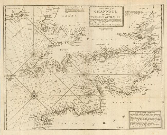 A New Chart of the Channell between England and France