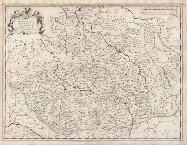 Carte de Boheme Moravie Silesie et Lusace