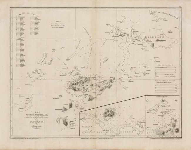 The Sooloo Archipelago, Laid Down Chiefly from Observations in 1761, 1762, 1763, & 1764