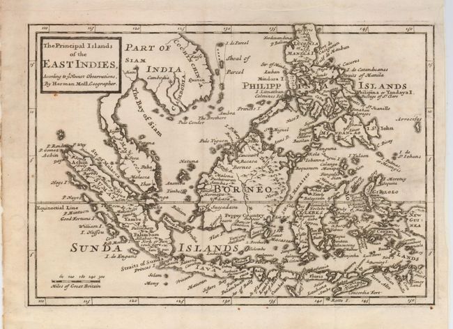 The Principal Islands of the East Indies, According to ye Newest Observations