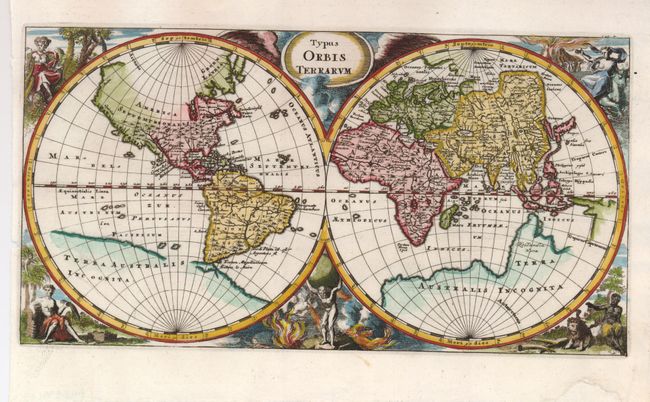 Typus Orbis Terrarum [with]  America [with]  Asia Antiqua et Nova [with] Africa, Antiqua et Nova [and] Summa Europae Antiquae Descriptio