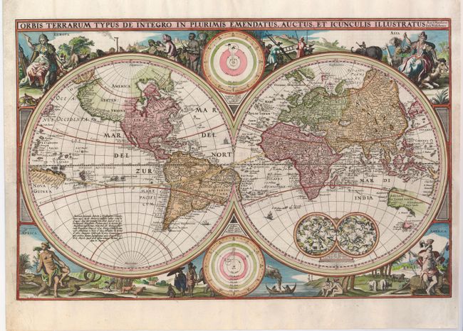 Orbis Terrarum Typus de Integro in Plurimis Emendatus, Auctus, et Icunculis Illustratus