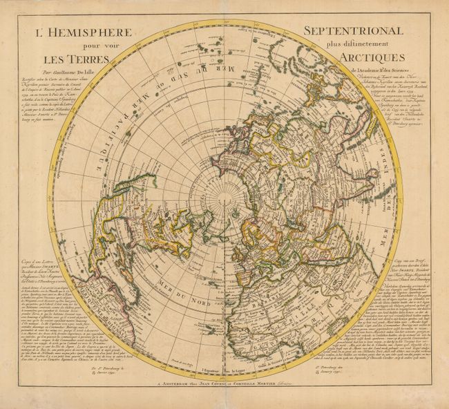 L'Hemisphere Septentrional pour voir plus distinctement les Terres Arctiques