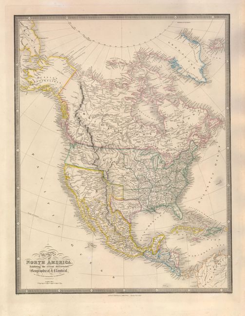Map of North America, Exhibiting the recent discoveries, Geographical & Nautical