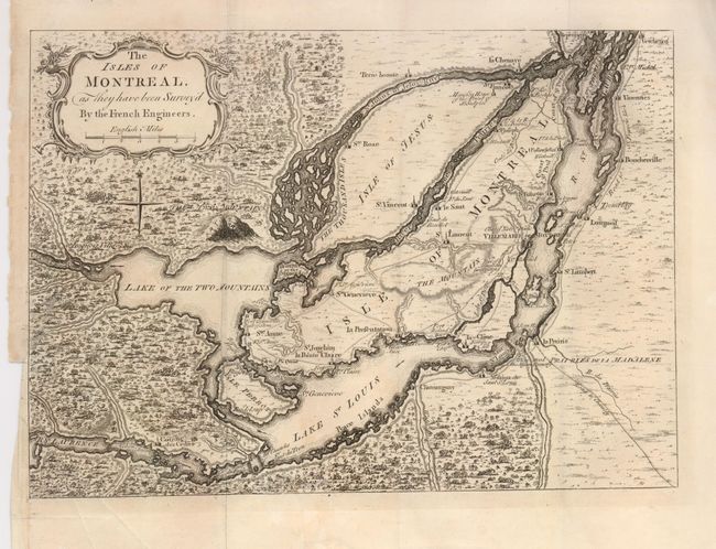 The Isles of Montreal, as they have been Survey'd by the French Engineers