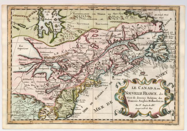 Le Canada, ou Nouvelle France, &c. Tiree de diverses Relations des Francois, Anglois, Hollandois, &c.