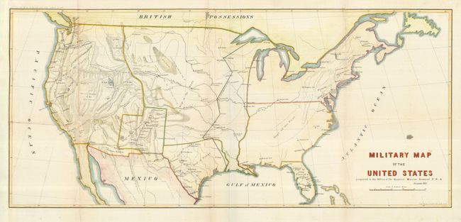 Military Map of the United States