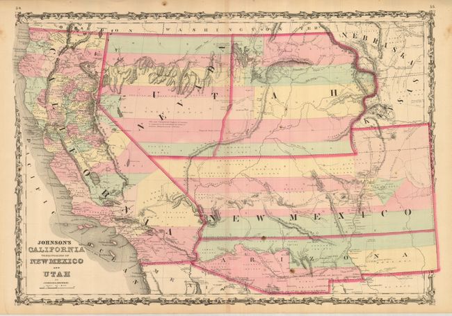 Johnson's California Territories of New Mexico and Utah