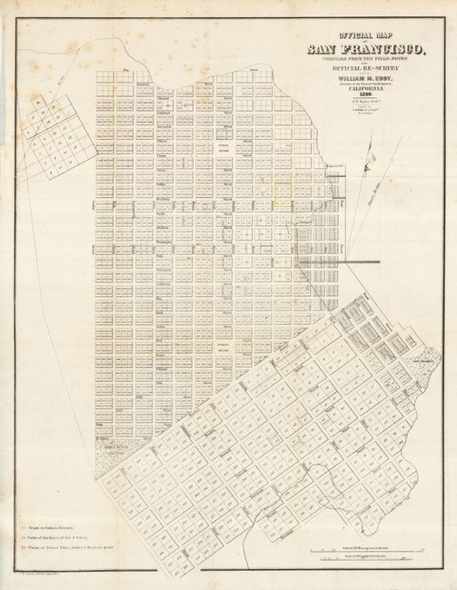 Official Map of San Francisco, Compiled From the Field Notes of the Official Re-Survey