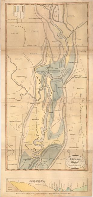 A Geological Map of a Part of Massachusetts on Connecticut River