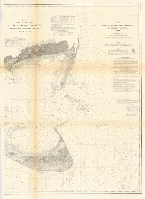 Coast of the United States.  Monomoy and Nantucket Shoals to Block Island No. 12 [in set with] No. 13 [and] No. 14