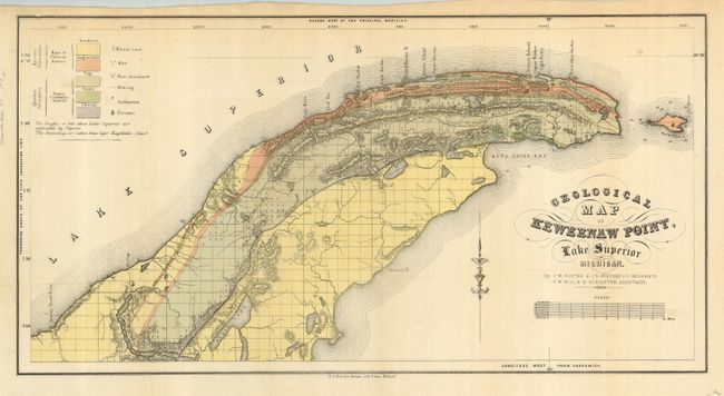 Geological Map of Keweenaw Point, Lake Superior Michigan