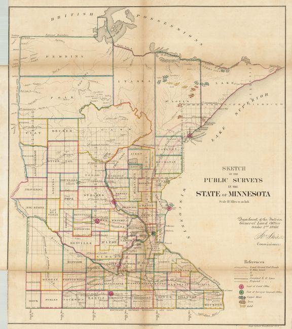 Sketch of the Public Surveys in the State of Minnesota
