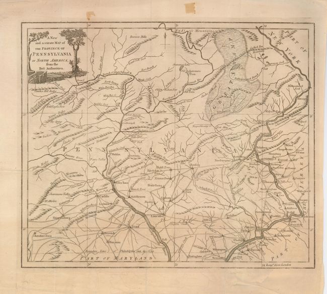 A New and accurate Map of the Province of Pennsylvania in North America from the best Authorities