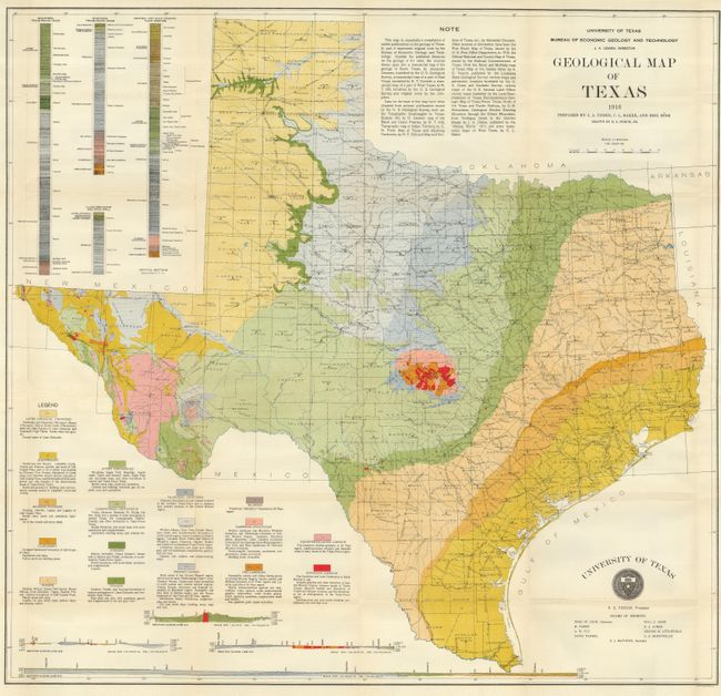 Geological Map of Texas