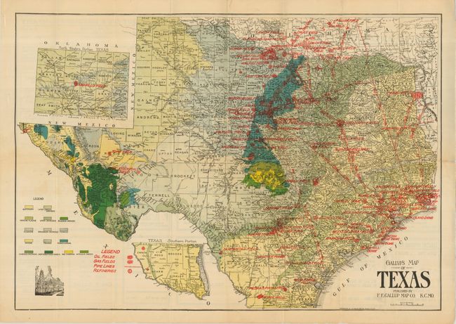 Gallup's Map of Texas