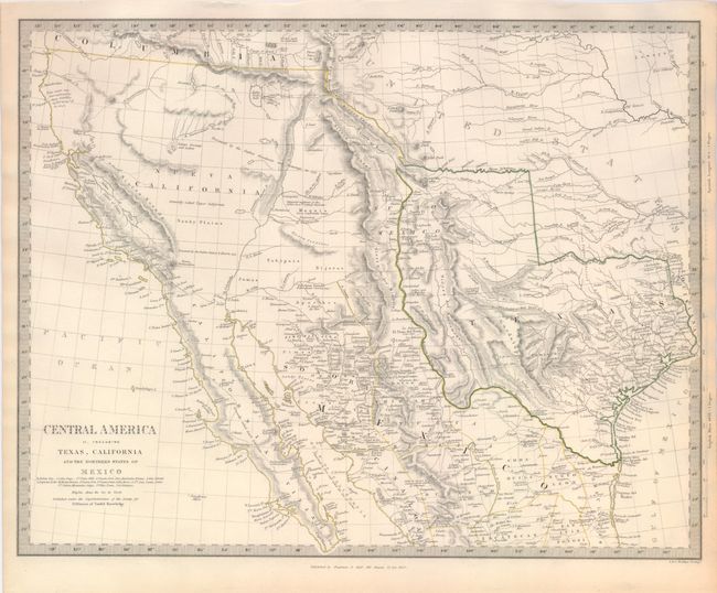 Central America  II.  Including Texas, California and the Northern States of Mexico