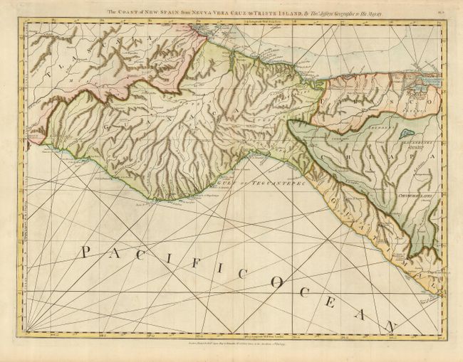 The Coast of New Spain from Nueva Vera Cruz to Triste Island.