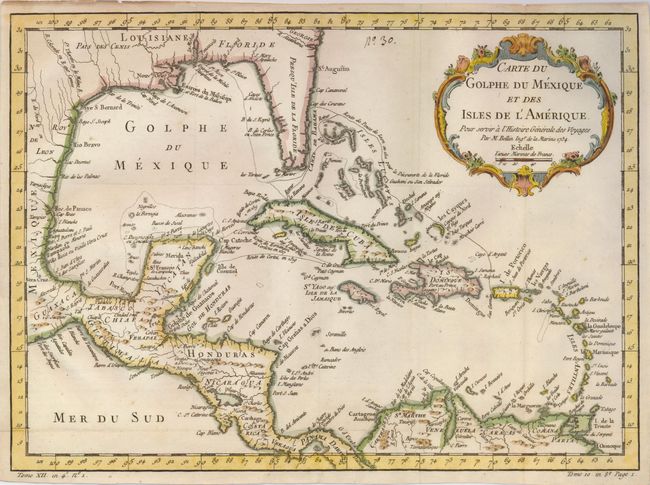 Carte du Golphe du Mexique et des Isles de l'Amerique