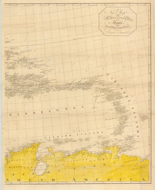 A New Map of the West Indies for the History of the British Colonies