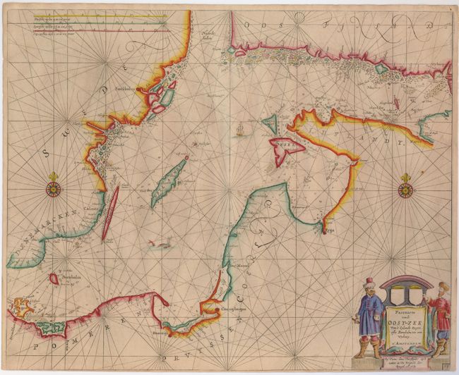 Pascaarte vande Oost-Zee van 't Eylandt Rugen, oste Bornholm tot aen Wyborg