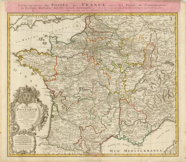 Gallia Postarum geographice designata