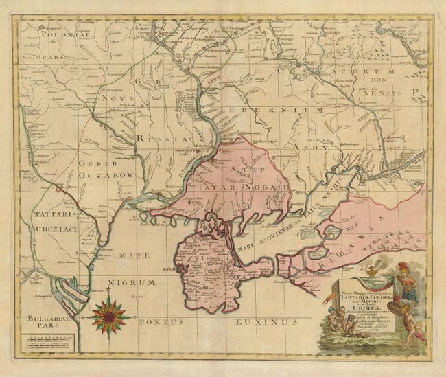 Nova Mappa Geographica Tartariae Europae seu Minoris et in specie Crimeae
