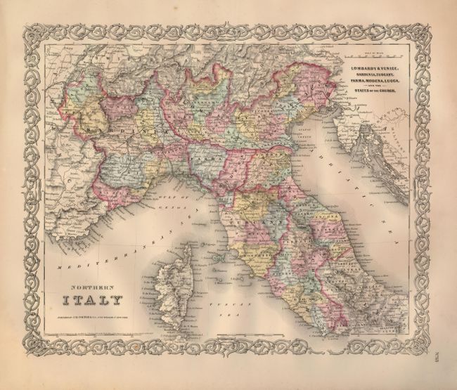Northern Italy [together with] Southern Italy Kingdom of Naples, I. Sardinia & Malta