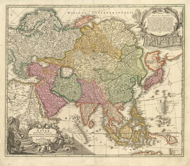 Asiae Recentissima Delineatio, Qua Status et Imperia Totius Orientis, unacum Orientalibus Indiis