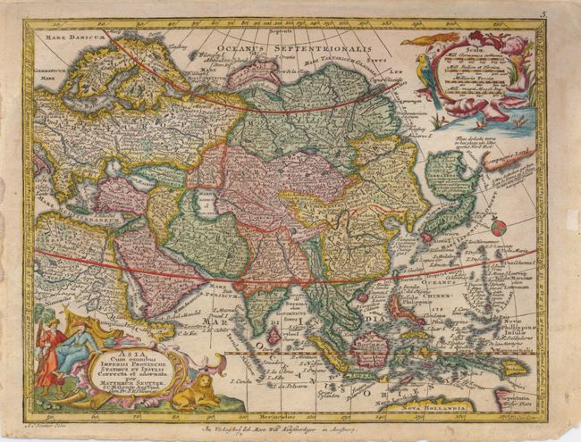 Asia Cum omnibus Imperiis Provinciis Statibus et Insulis Correcta et adornata