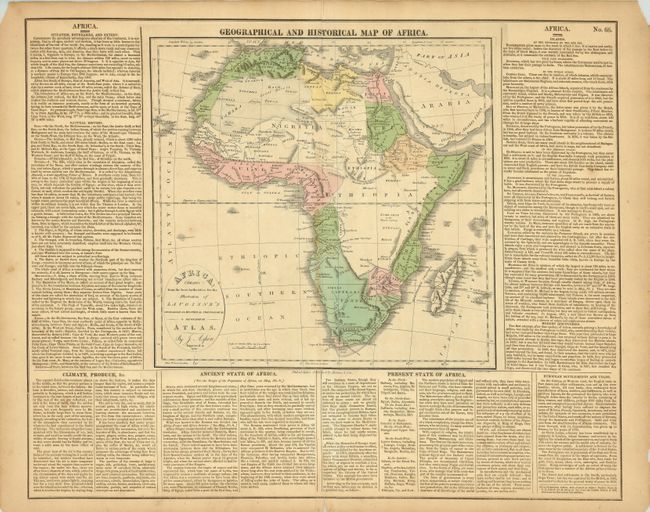 Africa Drawn from the best Authorities for the Illustration of Lavoisne's Genealogical, Historical, Chronological & Geographical Atlas