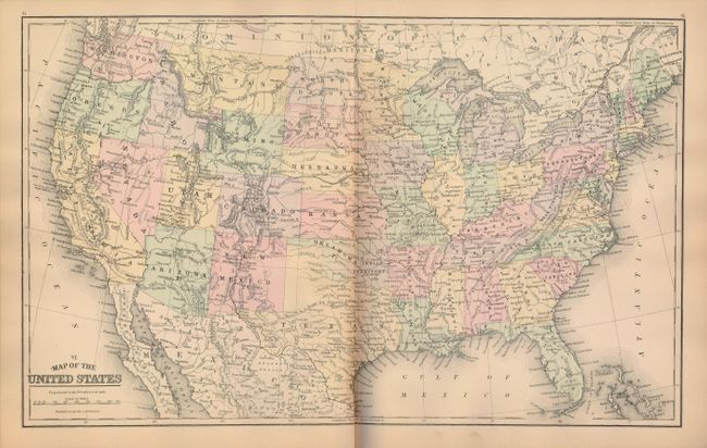 Mitchell's Modern Atlas:  A Series of Forty-Four Copperplate Maps