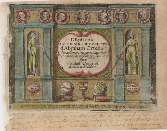 L'Epitome du Theatre de l'Univers d'Abraham Ortelius