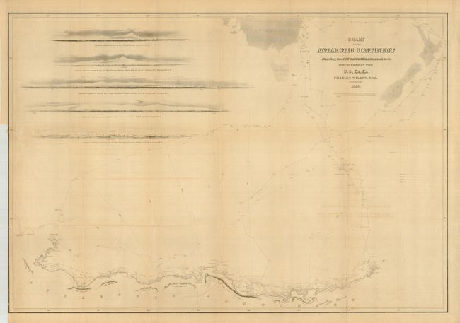 Chart of the Antarctic Continent Shewing the Icy Barrier Attached to it.  Discovered by the U.S.Ex.Ex.