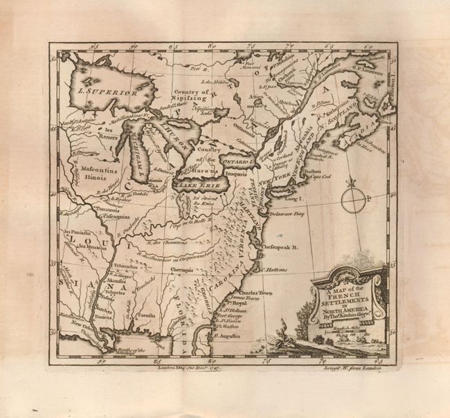A Map of the French Settlements in North America