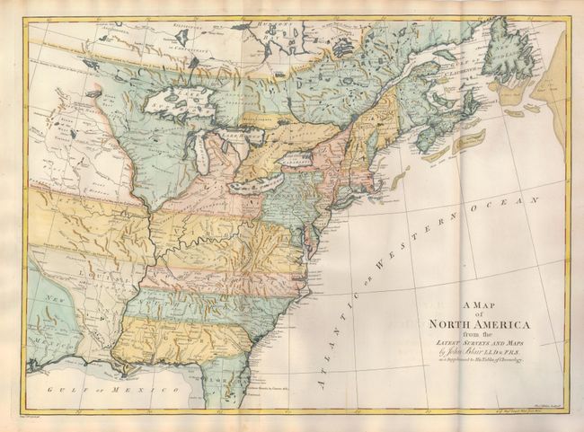 A Map of North America from the Latest Surveys and Maps