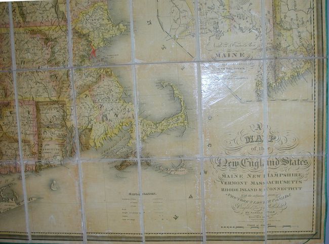 A Map of the New England States Maine New Hampshire Vermont Massachusetts Rhode Island & Connecticut with the Adjacent Parts of New York & Lower Canada