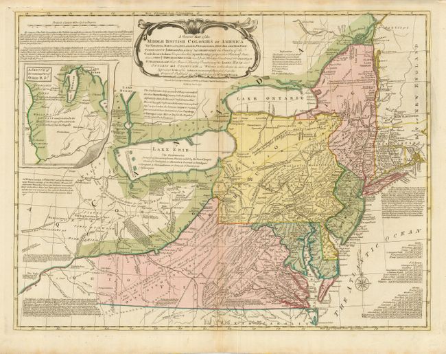 A General Map of the Middle British Colonies in America