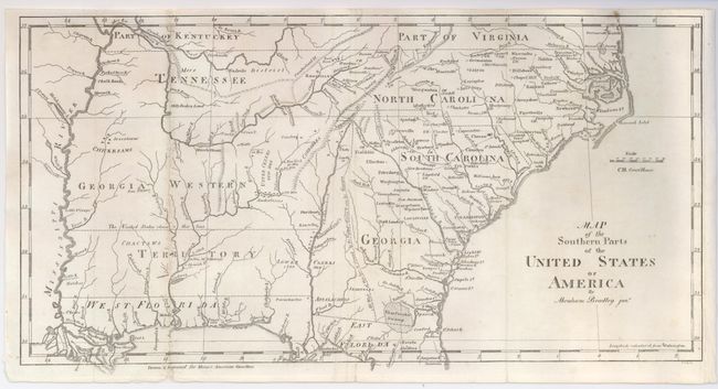 Map of the Southern Parts of the United States of America