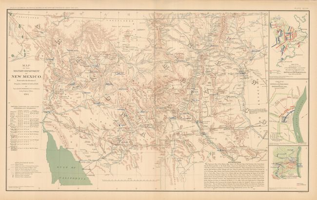 Map of the Military Department of New Mexico