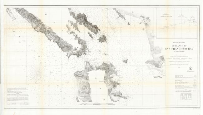 Preliminary Chart of Entrance to San Francisco Bay California