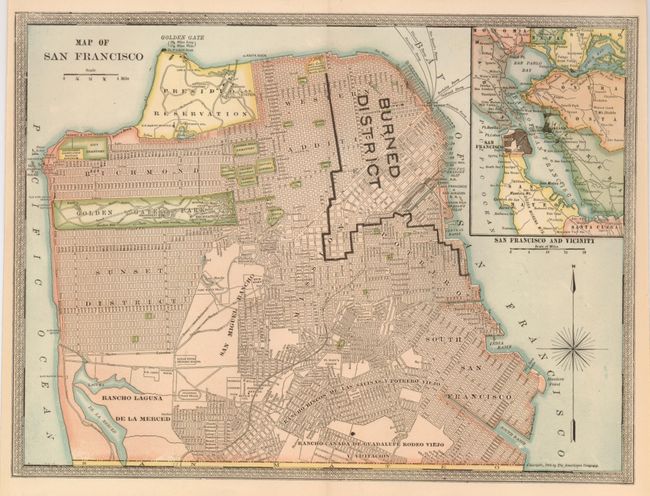Map of San Francisco [Burned District]