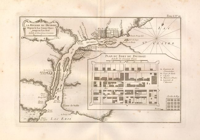 La Riviere du Detroit Depuis le Lac Sainte Claire jusqu'an Lac Erie