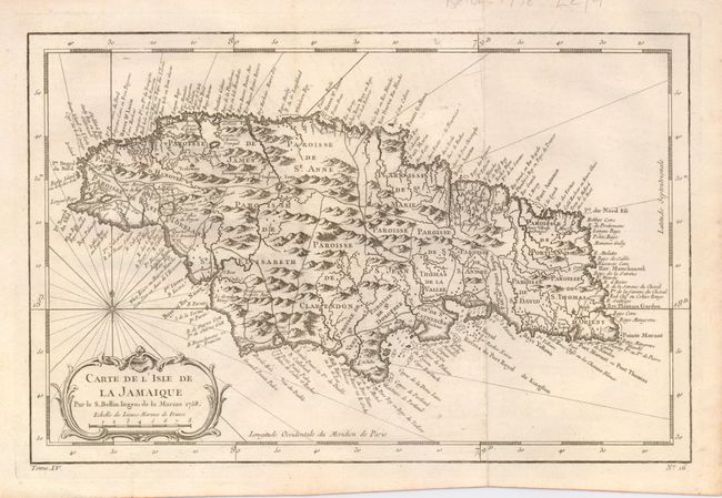 Carte de l'Isle de la Jamaique