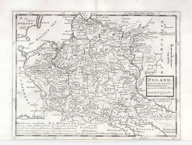Poland subdivided into its several Palatinates &c Agreeable to Modern History