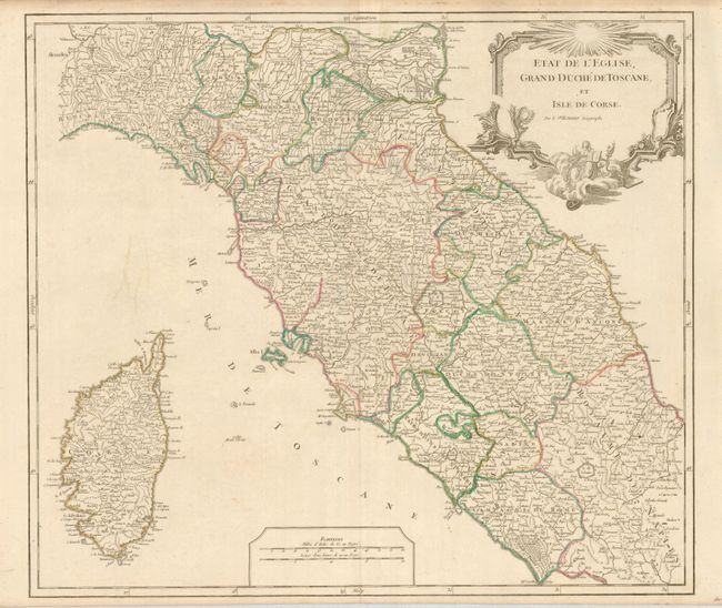 Etat de l'Eglise, Grand Duche de Toscane, et Isle de Corse