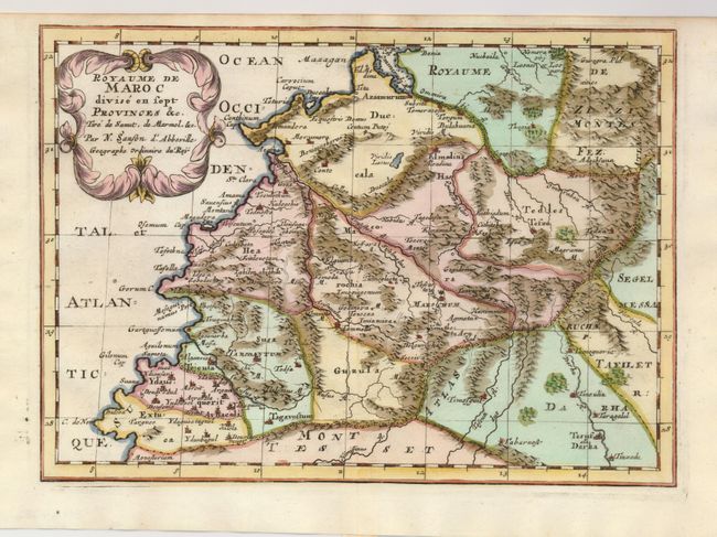 Royaume de Maroc divise en sept Provinces &c.