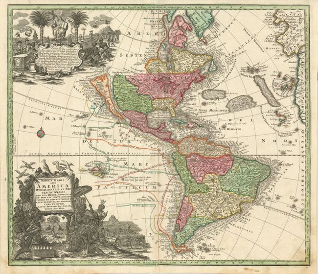 Novus Orbis Sive America Meridionalis et Septentrionalis per sua Regna Provincias et Insulas